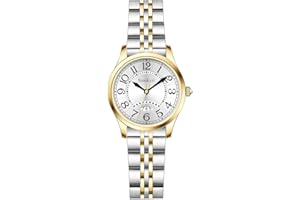 Szaikyri Clasica Reloj Mujer con Numerales Árabes de Tiempo Fácil de Leer Mujer Reloj con Calendario Resistente al Agua