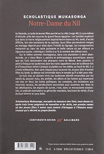 Livres Couvertures de Notre-Dame du Nil - Prix Renaudot 2012