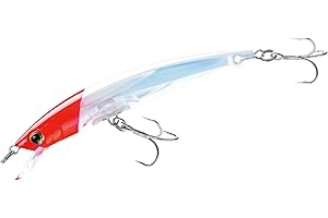 DUEL Yo-Zuri Crystal 3D Minnow Leurre Flottant Tête Rouge 4-3/8"
