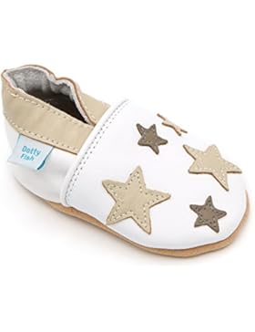 Weiche Baby und Kleinkind Lederschuhe - Jungen und Mädchen - Sterne