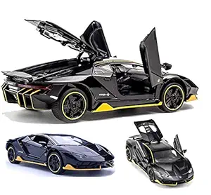 Storio Cars 1:32 Diecast Metal Pullback Toy car for Kids Best Gifts Toys for Kids Boys - Black