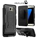Samsung S7 Edge Cover, REALIKE™ Premium {Imported} Shock Proof Hard Case with Belt Clip for Samsung S7 Edge (Armor Series - Black) RS.749.00