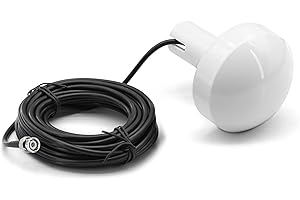 SUNDELY® External Marine Boat Ship Yacht GPS Navigation Receiver Fishfinder Sounder Antenna for Garmin GPSMAP AIS GDU GNC GNS GPSCOM (BNC connector) with 26 Feet (8 Meters) Long Cable