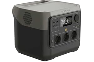 EF ECOFLOW générateur electrique portable RIVER 2 PRO, 768Wh, 3 sortie CA - 800 W au total (surtension 1600 W)