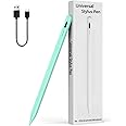 Universal Stylus Pen for iOS & Android Touch Screens - Compatible with iPhone, Android Phones, iPad, Samsung Tablets - Drawing & Writing (J - Green - Universal 4 Lights)