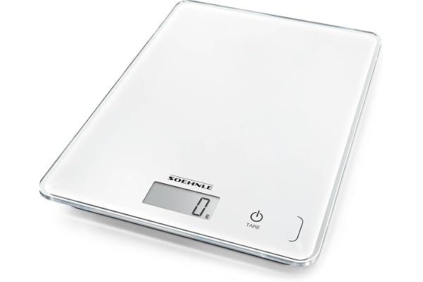 Soehnle Page Compact 300, balance de cuisine multifonctions compacte et élégante, balance alimentaire de haute précision, pèse aliment jusqu'à 5 kg