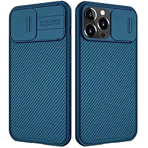 Nillkin CamShield Pro Slim Case Compatible with iPhone 13 Pro Case, Protective Cover Case for 13 Pro with Camera Protector Hard PC and TPU Phone Case for Phone 13 Pro 6.1'' Blue