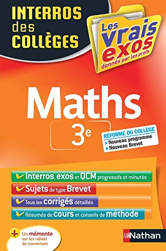 Download Pdf Interros Des Colleges Maths 3e For Free Free E Book Download