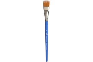 PRINCETON ARTIST BRUSH CO. Princeton Select Synthetic Brush-Grainer 3/4-inch, Hair, Blue, Size 3/4 inch