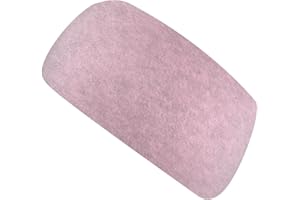 ‎WOLLHUHN Wollhuhn ÖKO Kinder/Jungen/Mädchen Warmes Stirnband/Haarband Zweilagig Fleece Viele Farben 20250810 (Altrosa Thermofleece, Einheitsgröße)