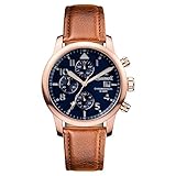 Ingersoll Herren Analog Automatik Uhr mit Leder Armband I01502