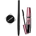 Maybelline New York Lasting Drama Gel Eyeliner ,Blackest Black, 2.5g And New York Hypercurl Mascara Waterproof, Black, 9.2ml Matte Finish