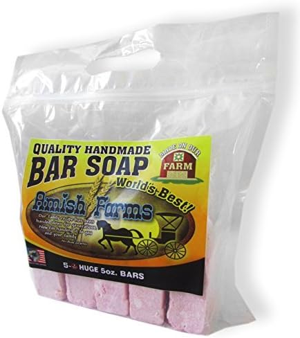 Amish Farms Quality Handmade Natural Bar Soap Bags (15 Bars) by Amish Farms