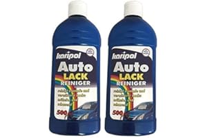 Preisjubel 2 x 500ml karipol Auto Lackreiniger, Reiniger, KFZ-Lackreiniger mit Schmutzlöser