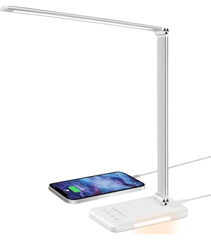 Lampada Scrivania LED LENDOO Con Doppia Testa - Batteria 2000mAh, USB, 5 Modalità Colore, Luce Notturna, Dimmerabile - Foto 13