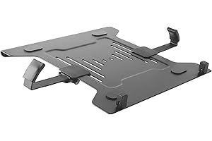 PERFECT EQUIPMENT FOR YOUR HOME perfect supporto per notebook per supporti da tavolo VESA, superficie di contatto 30x22,5 cm, carico massimo 9 kg, nero