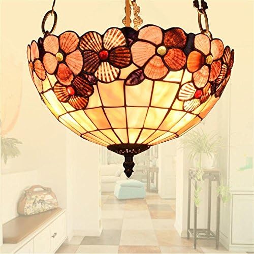 Flash-European Living Room Bedrooms Seashell Chandelier American Creative Anti-Chandelier