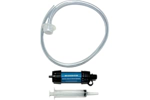 Puribag Kit de filtre à membrane Pro – Filtre à membrane à fibre creuse et fixation de tube – Améliorez votre Puribag vers le système Puribag Pro avec un filtre à eau Puribag