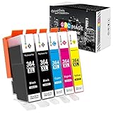 hp patronen 364 schwarz 1. GPC Image 5 Pack Kompatibler Tintenpatronen ersatz für HP 364XL 364 XL Tintenpatronen