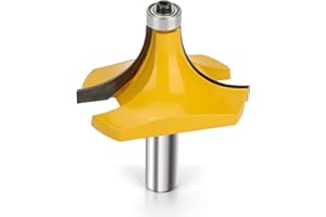 GENERIC Yueqing Zhongji 1" Radius Roundover Router Bit roundover router bits 1/2 shank Edge Forming Roundover Bit Bead Rounding Over Edging Bit 1 inch roundover bit Carbide Corner Rounding Over Bit