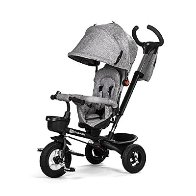 Kinderkraft Enfant Force AVEO Gray Tricycle avec accessoires durchstich Roues en caoutchouc antidérapante Nouveau Modèle ECE. r44.04