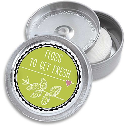 Preisvergleich Produktbild DOCTORS FLOSS 200m / Die wohl schönste Zahnseide der Welt / nachfüllbar / vegan / Minze-Aroma / leicht gewachst / für enge Zahnzwischenräume