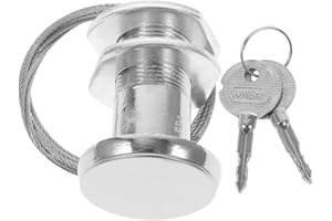 PETSTIBLE Ensemble de serrure de porte de garage - 1 jeu de serrure à libération rapide