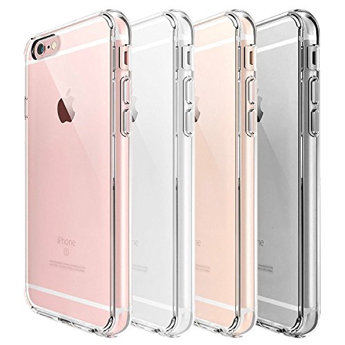 iPhone 7 Gel Case / iPhone 8 Gel Cover iPro Accessories Apple iPhone 7 / iphone 8 Clear Case [Transparent] [Shockproof] [Air Cushion] [Compatible For iphone 7 - 8 Screen Protector]  iphone 7  iphone 8 Case, Clear Soft TPU Gel Case Cover- Drop Protection / Shock Absorption Technology Anti Shock - Metal Effect - Shockproof Case For iPhone 7 [4.7