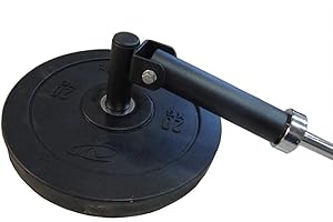 qibylift Plaque de poteau en T pour barre fixe - Compatible avec barres olympiques de 5,1 cm - Pivote à 360° et facile à installer