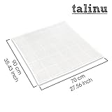 TALINU Erstlingsdecke mit Geschenkschleife aus 100 % Baumwolle | mit 2 Jahren Zufriedenheitsgarantie | Babydecke, Kuscheldecke, Strickdecke - 3