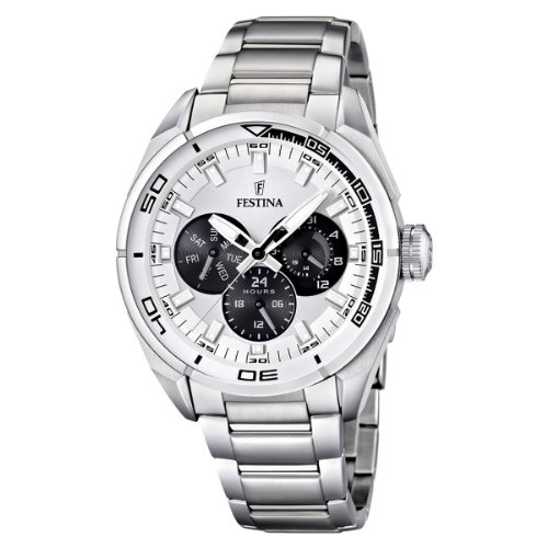 Festina Herren-Armbanduhr XL Sport Multifunktion Analog Quarz Edelstahl F16608/1 Festina Herren-Armbanduhr XL Sport Multifunktion Analog Quarz Edelstahl F16608/1