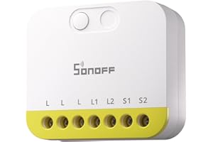 SONOFF MINI DUO-L Zigbee Smart Switch – No Neutral Wire, Zigbee 3.0, Dual Channel, Compact Design, Works with Alexa, Google Home