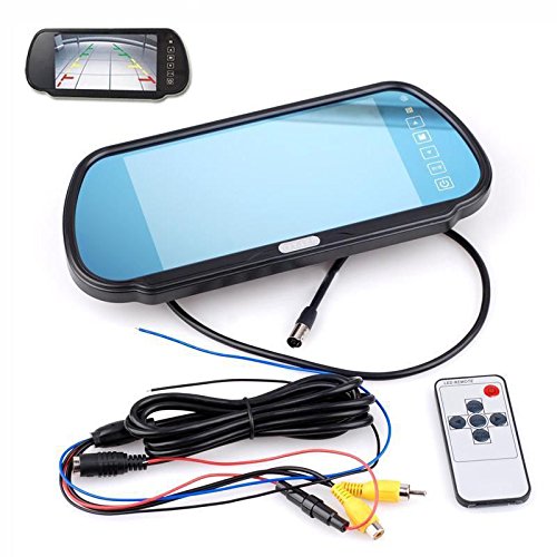 ROGUCI 7 Zoll Rückspiegel Monitor Außenspiegel Videogeräte für Kopfstützen Autozubehör Monitor-Zubehör Innenspiegel Rückspiegel,Spiegel Außenspiegelsets - 7