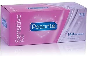 Pasante Sensitive (Feel) Condoms - Pack of 144 (Contains Latex)