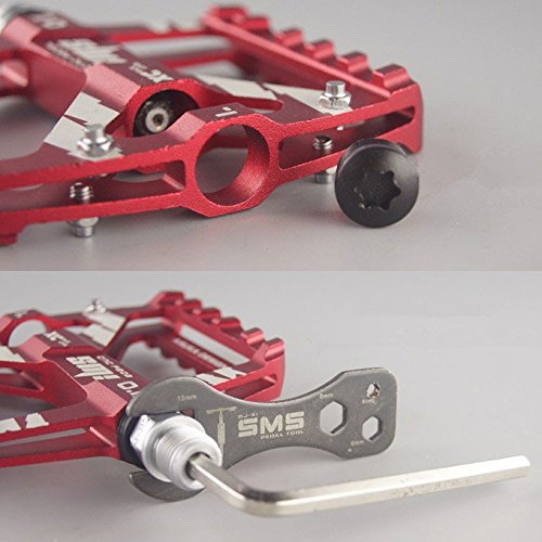 upanbike MTB Road Bike Fahrrad 9/40,6 cm Triple Bearing Pedale Aluminium breitere Plattform - 3