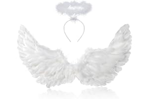 YeahBoom Alas de Hadas para Niñas,Alas de Elfo Mariposa Brillan con Orejas de Elfo Varitas de Hadas Diadema de Led,para Halloween,Carnaval,Navidad,Fiesta Cumpleaños