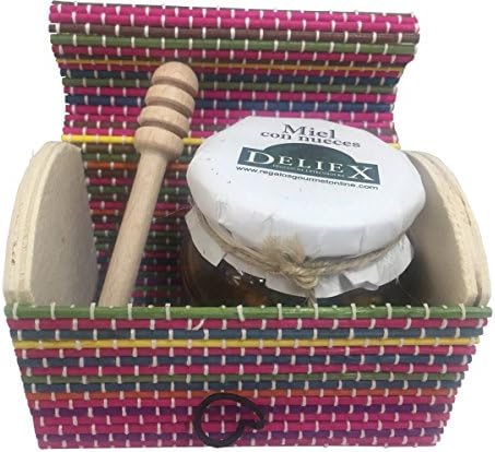 Box of Colors with Honey Orza Format with Nuts and a Stick Catador Souvenir Guest UD (Pack 24)