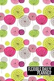  Flexible Daily Planner: Mid-Century Modern Floral theme makes this undated calendar perfect for home, school or office. (Undated Flexible Planner)