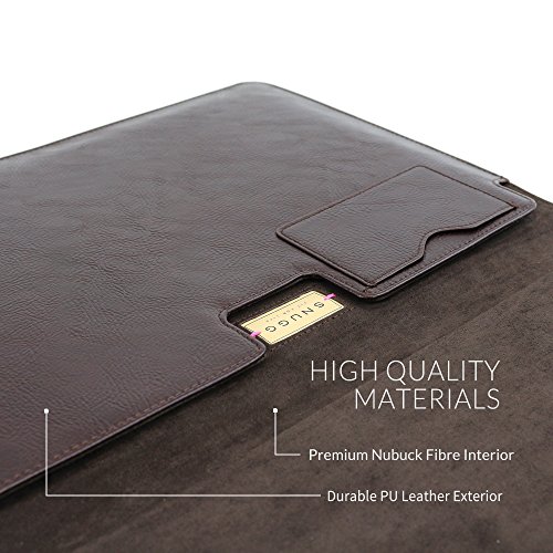Macbook Pro Touch 13   2016  2017  Sleeve  Kastanienbraun    Snugg - H  lle mit lebenslanger Garantie f  r Macbook Pro Touch 13   2016  2017  13  Touc