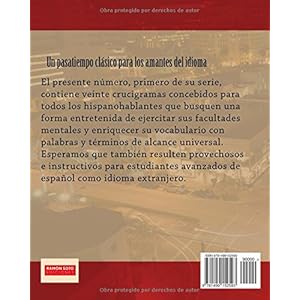 Crucigramas para todos: Veinte crucigramas tradicionales: Volume 1 (Crucigramas para todos - Formato grande)