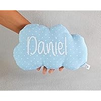 Cojín nube para bebé personalizado. *Novedad: Puedes añadir una casa personalizada, es el envoltorio perfecto para presentar de una manera original un regalo a un recién nacido.