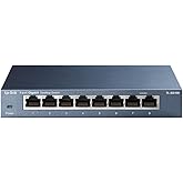 TP-Link TL-SG108 V3 8 Portlu Gigabit Ağ Anahtarı 8 Port Siyah TL-SG108
