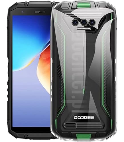 Coque Doogee Fire 3 Pro + Film Verre Trempé - Protection Anti-chocs Et écran, Silicone Transparent