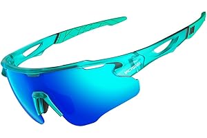 VICTGOAL Gafas de ciclismo para hombres y mujeres con lentes polarizadas, protección UV, gafas de sol de ciclismo TR90 para gafas de bicicleta MTB