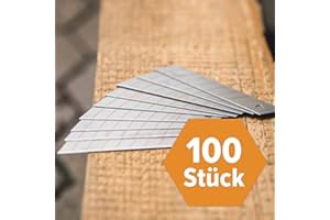 SBS 100 lames sécables de rechange 18 mm 0,5 mm pour cutter