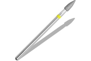 Vnjaoi Diamond Nail Drill Bits per manicure russe Punte per unghie naturali per la rimozione delle cuticole, per il design delle unghie, per la pedicure e per l'uso professionale a casa e in salone