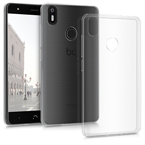 kwmobile HÃ¼lle fÃ¼r bq Aquaris X/X Pro - TPU Silikon Backcover Case Handy SchutzhÃ¼lle - Cover klar Transparent