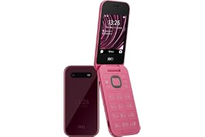 HMD 2660 Flip Bastelefon Röd - Tidlös Design, Modern Funktionalitet, Kompakt och Enkel Användning