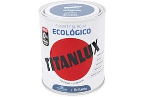 Titanlux Ecológico Esmalte al agua mulisuperficie Brillante Gris Marengo 750ml