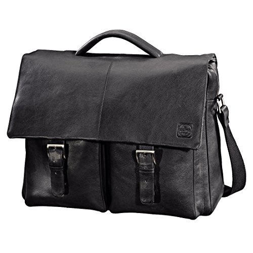 Preisvergleich Produktbild HAMA Ledertasche L Gabriel Amsterdam Black